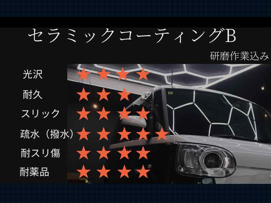 セラミックコーティングB 3年耐久